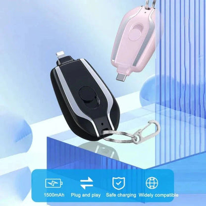 1500mAh Mini  Keychain Power Bank