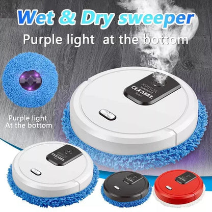 2 in1  Automatic Robot Mop & Humidifier Cleaner