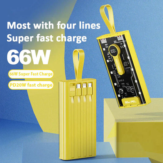 66W SUPER FAST CHARGE POWER BANK 20000MAH